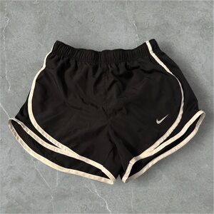 Nike DRI-FIT Built-In-Liner Black and White Athletic Shorts - Size XS